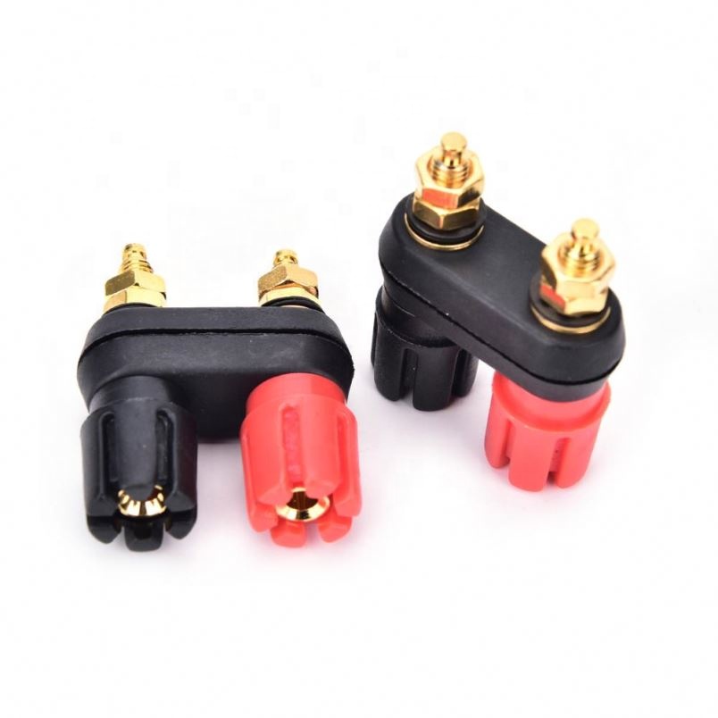 Speaker banana plug BINDING POST terminal connector banana socket Dual Female Banana Plug for Speaker Amplifier