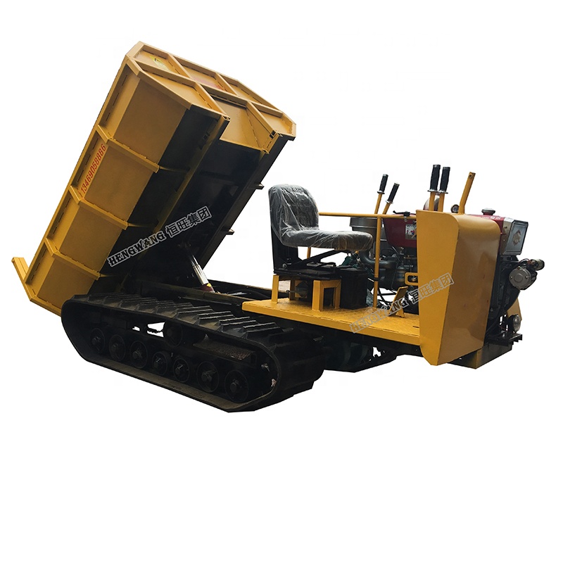 4x4 diesel mini dumper truck crawler type