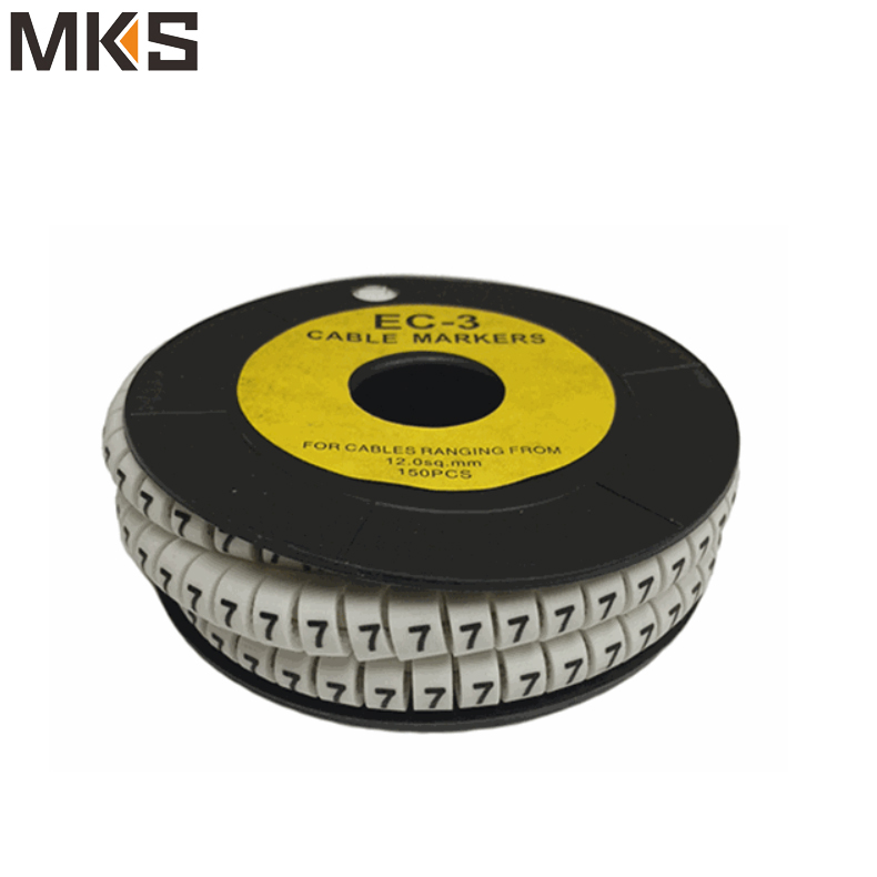 wiring accessory pvc color cable marker ec-1 ec-2 ec-0 ec-3 type cable marker
