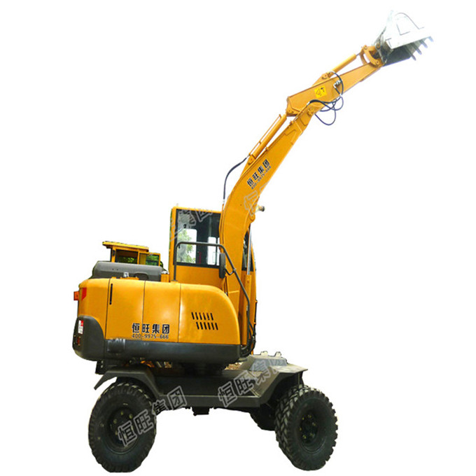 Four wheels excavator loader type  wheel backhoe loader for sale