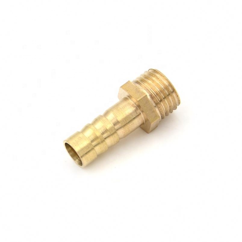 1/4 Male Hose Barb BSP Thread Brass Barbed Fitting Coupler Connector Adapter For Fuel Gas Water 8mm