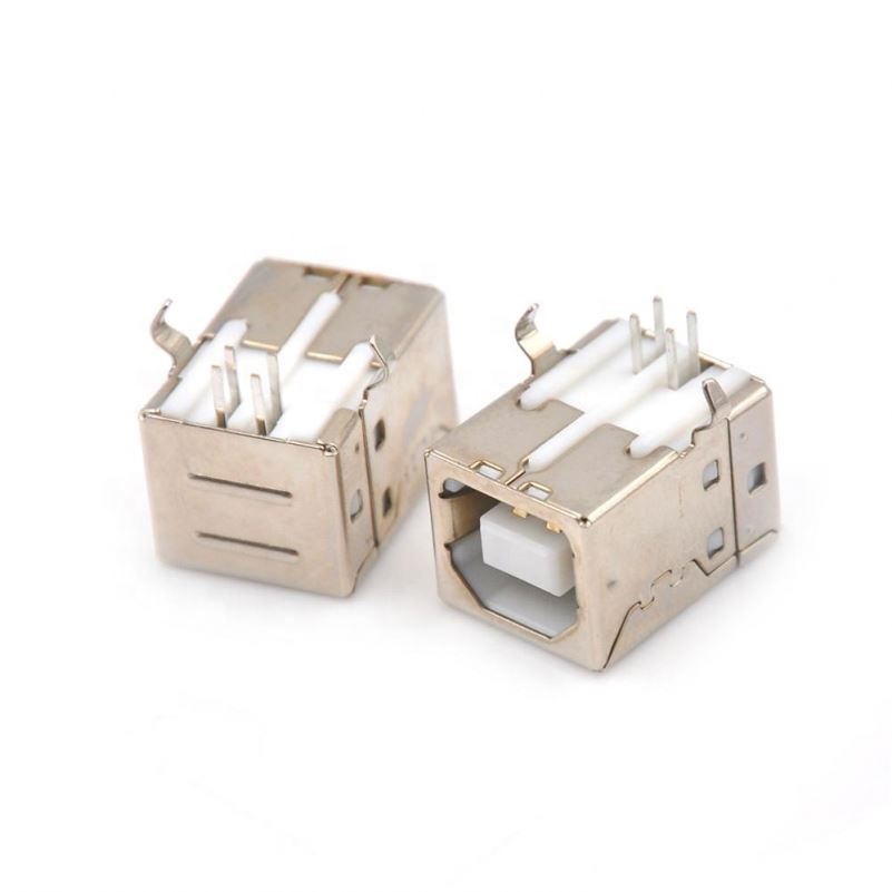 Printer USB Interface BF90 Degree Type B USB Data Interface D Type Mouth USB Socket Shell Plating Is Not Easy To Rust
