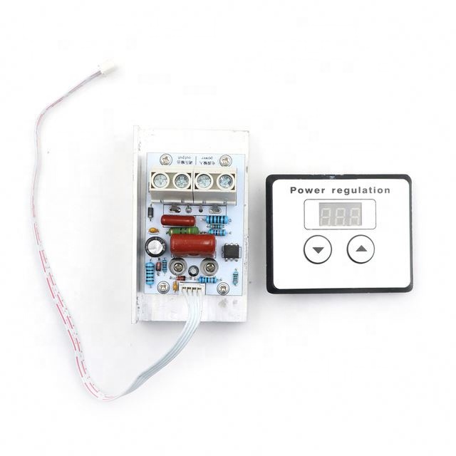 Digital Meters AC 220V 10000W 80A Digital Control SCR Electronic Voltage Regulator Speed Control Dimmer Thermostat