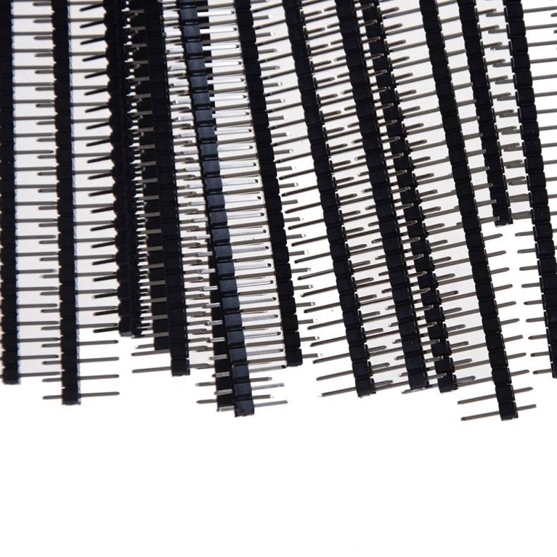 40Pin 2.54mm Single Row Straight Male Pin Header Strip PBC  Single Row Pin Header Strip PCB Connector