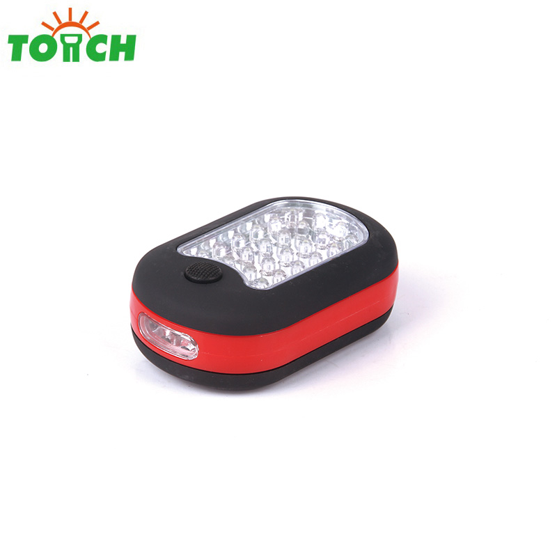 Mini portable magnetic 27 led work light worklight with hook