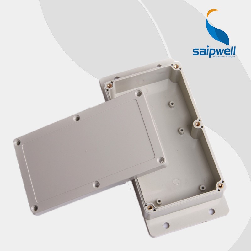 Factory Outlet Saipwell High Quality Plastic Injection Box PCB Enclosure with Flange 158*90*46MM