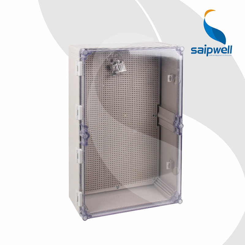SAIPWELL IP66 OUTDOOR WATERPROOF POLYCARBONATE 600X400X190 ELECTRIC PLASTIC PANEL SWITCH BOX