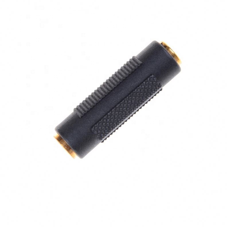 HOT Gold Plated 3.5 mm Female to 3.5mm Female Jack Stereo Coupler Adapter