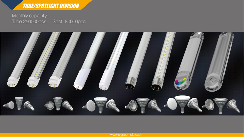 new high performance 125LPW nano led tube