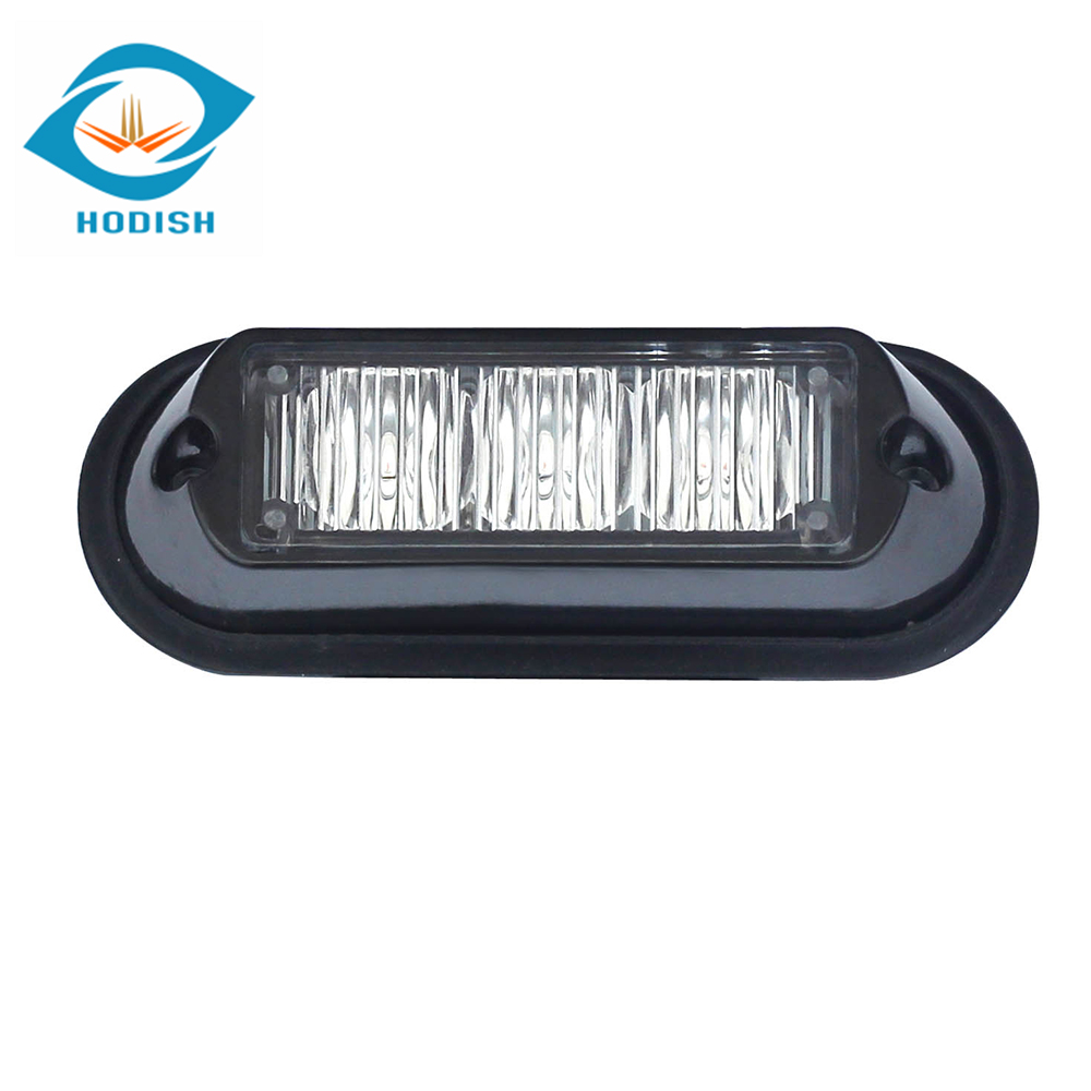 3w 3 led 4led 6led 8led 12led 24led hide away strobe warning light with ECE R65