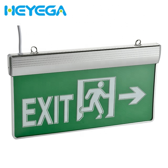 CE ROHS acrylic  LED Fire Emergency Exit sign indicator Light