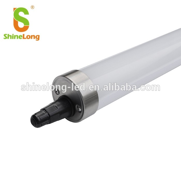 4ft 40W IP69k linear fixture round led triproof tube lights garage