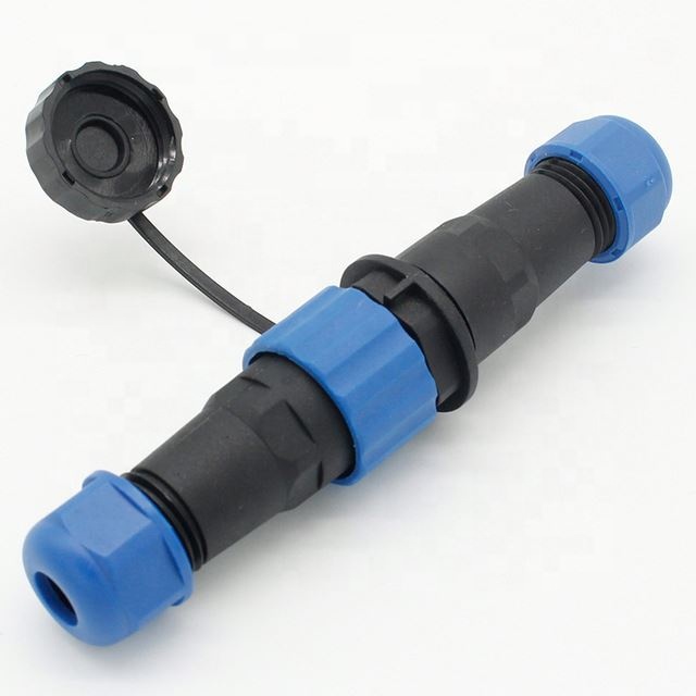 SP16 Waterproof Docking Aviation connector 2/3/4/5/6/7/9Pin IP68 power cable connector Male plug and Female socket
