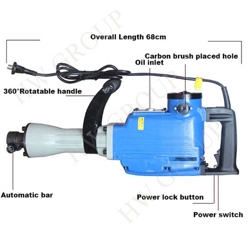 mini rotary chicago electric jack hammer drill