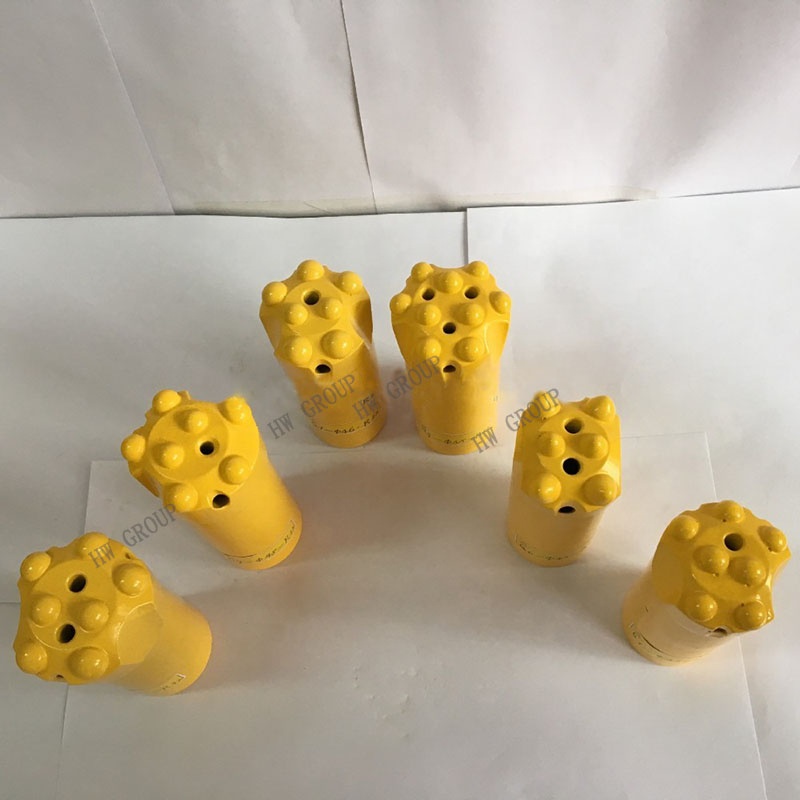 small 32mm, 34mm,36mm,38mm - 7 / 11 / 12 degree quarry button rock drill bits for sale