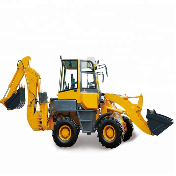 Mini tractor with front end loader and backhoe loader china
