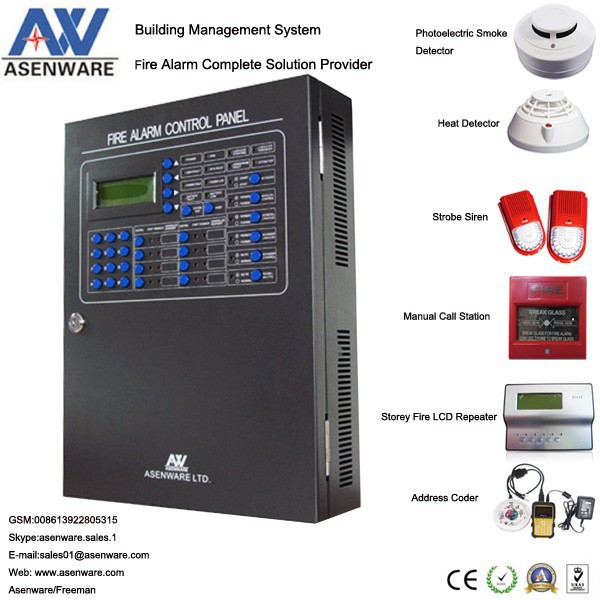 Africa Hotel Linkage 324-point Addressable Fire Detection Alarm Control System Panel