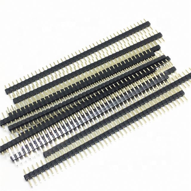 1.27mm  1x40P  header  pitch 40 Pin  Single Row Pin Header Strip