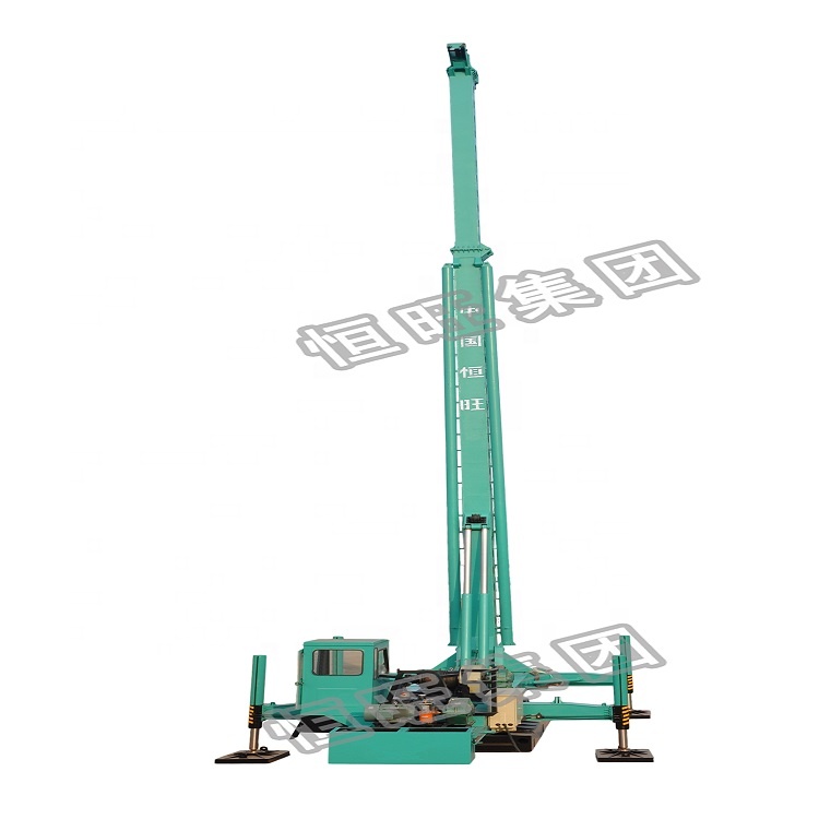 Solar hydraulic static pile driver machine