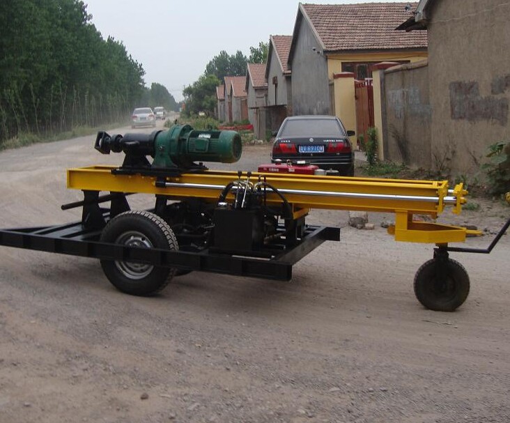 150/200m Trailer Mounted Pneumatic Water well drill rig Pneumatic Water Well drilling machine
