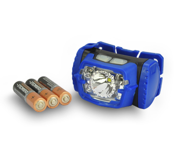 Duracell 3 AAA Battery Powered Outdoor Camping Head Light Flashlight