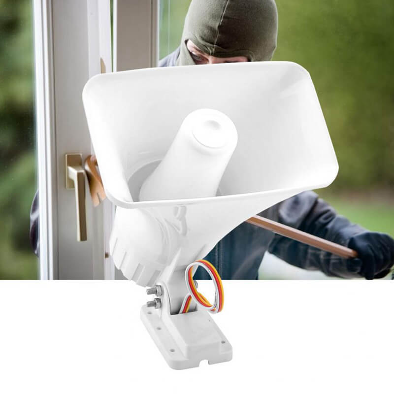 big 12v waterproof ip 65 buzzer alarm horn siren 30wsirena 30w