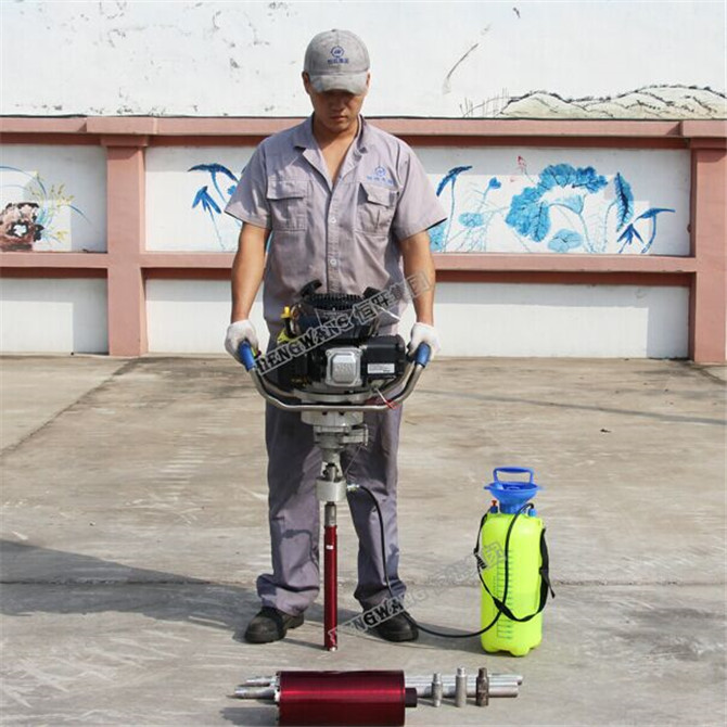China supply gasoline portable core drilling rig backpack drilling rig