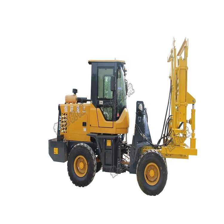 Hydraulic Highway Guardrail Pile Driver