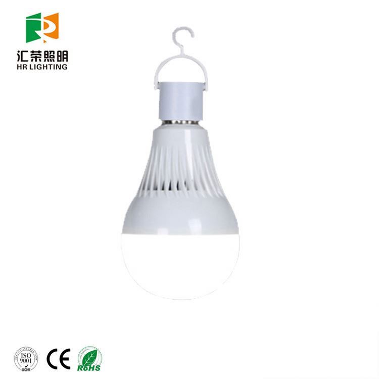 E27 Portable AC85-265V Rechargeable Battery Fixtures Bulb Lamps Outdoor Camping