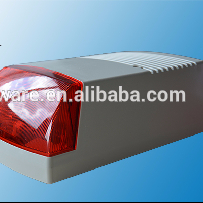 Wireless outdoor alarm siren strobe with Back Up Battery