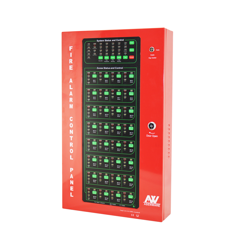 12 zone 240VAC conventional fire alarm control panel for buildings
