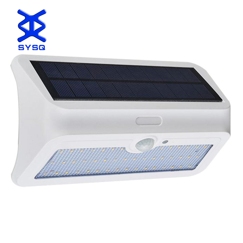 Hot Sale New Square Wall Lamp Ultra Bright Solar Sensor Led Wall Light With Battery Outdoor