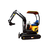 New cheap mini excavator machine price