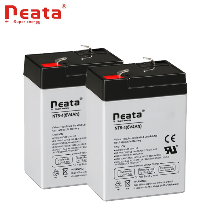 6volt rechargeable battery 6v4ah for emergency lighting