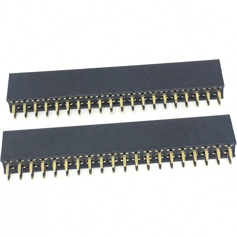 2.54mm 2x20 40-Pin Female Pin Header Socket Connector Strip