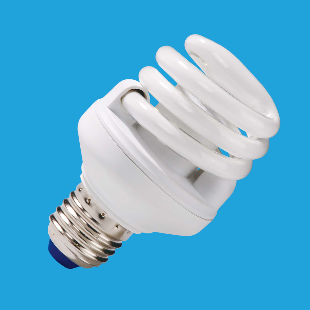 Full spiral T5 energy saving cfl light bulb 55w