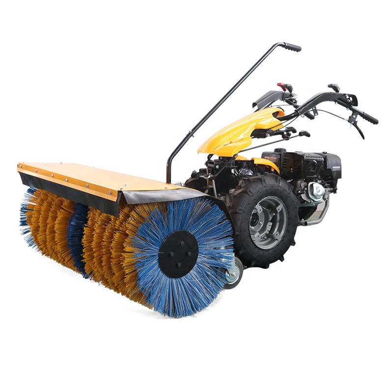 Snow sweeper brush machines/snow plow