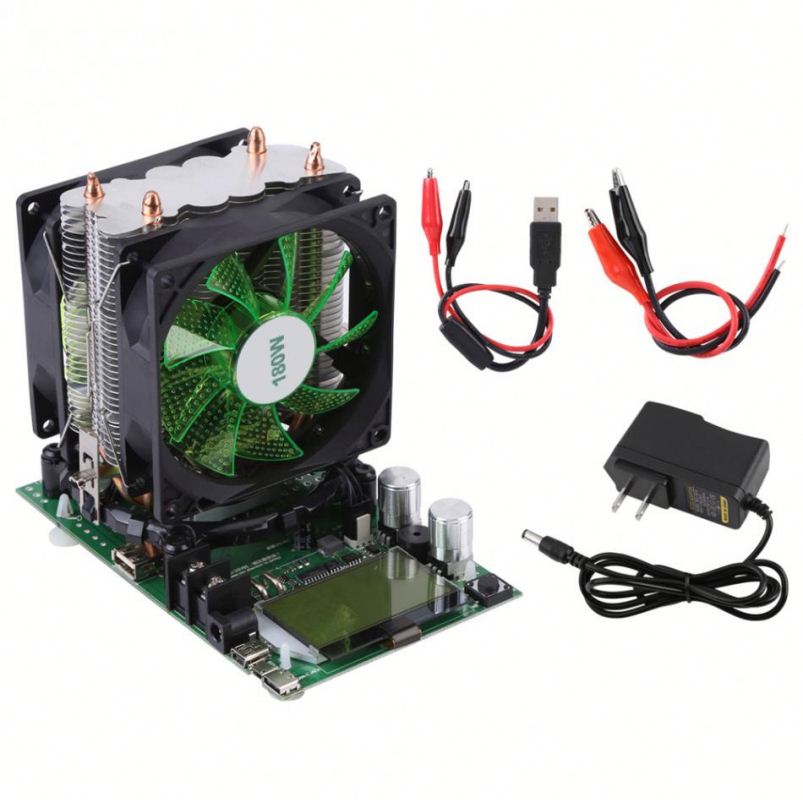 High Precision 180W Constant Current Electronic Load 200V 20A Battery Tester Discharge Capacity Load USB Mobile Power Tester