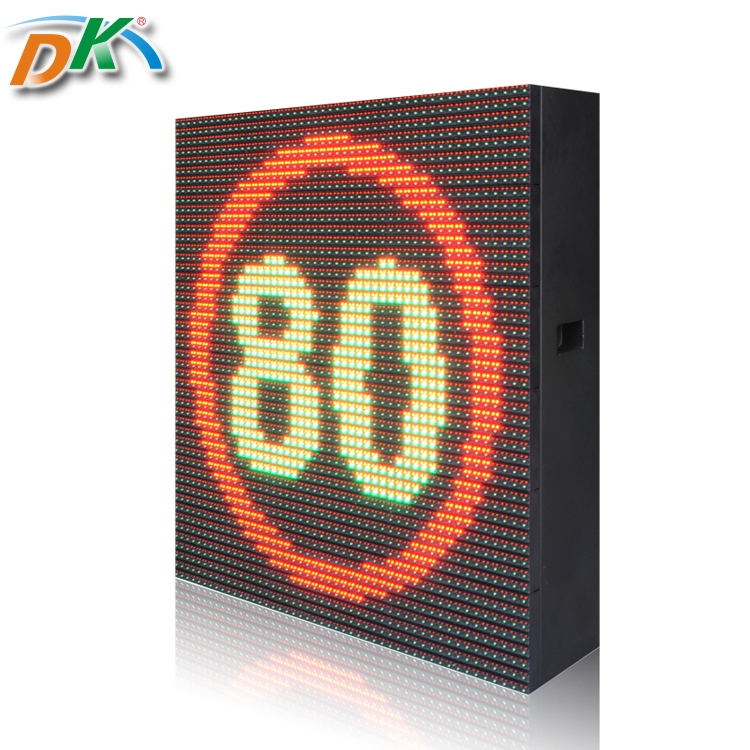 Signal and  full color P10 P20 outdoor led display speed sign module for traffic road safety