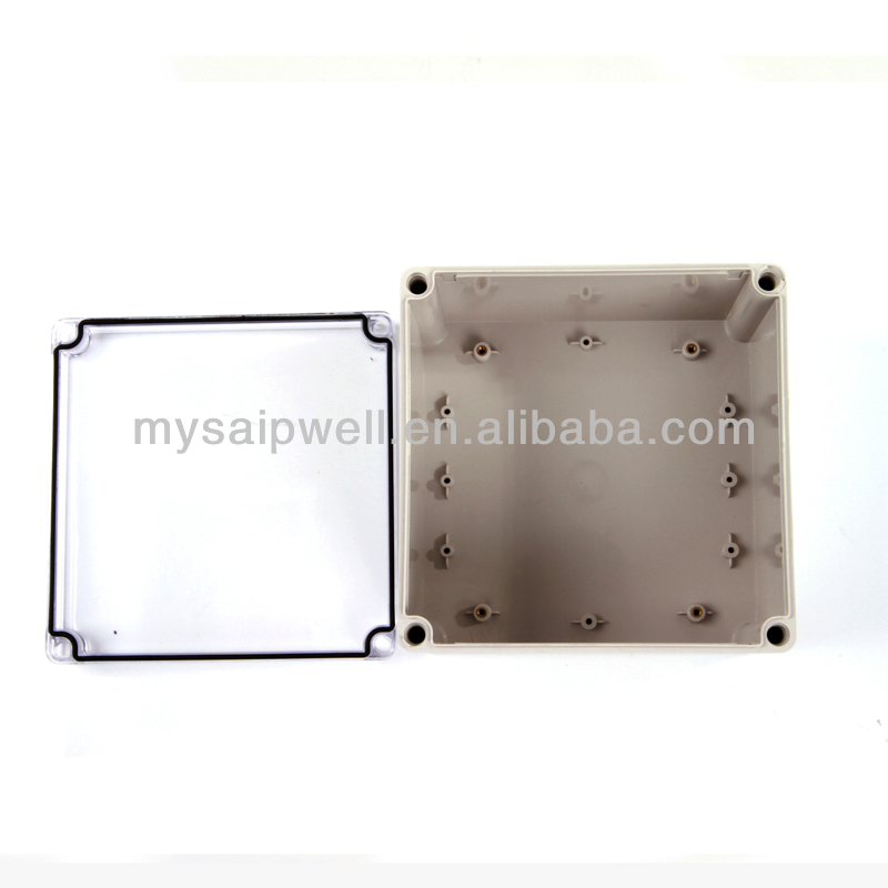 SAIPWELL/SAIP High quality 200*200*130mm ip67 ABS/PC Transparent plastic switch box