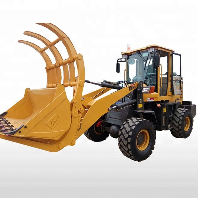 Wheel loader with log grapple for sale
