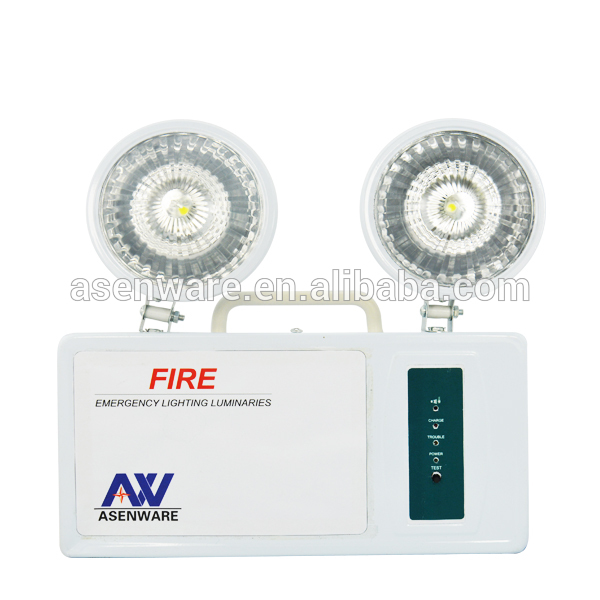 2 LED Rechargeable Emergency Light for Fire Escape