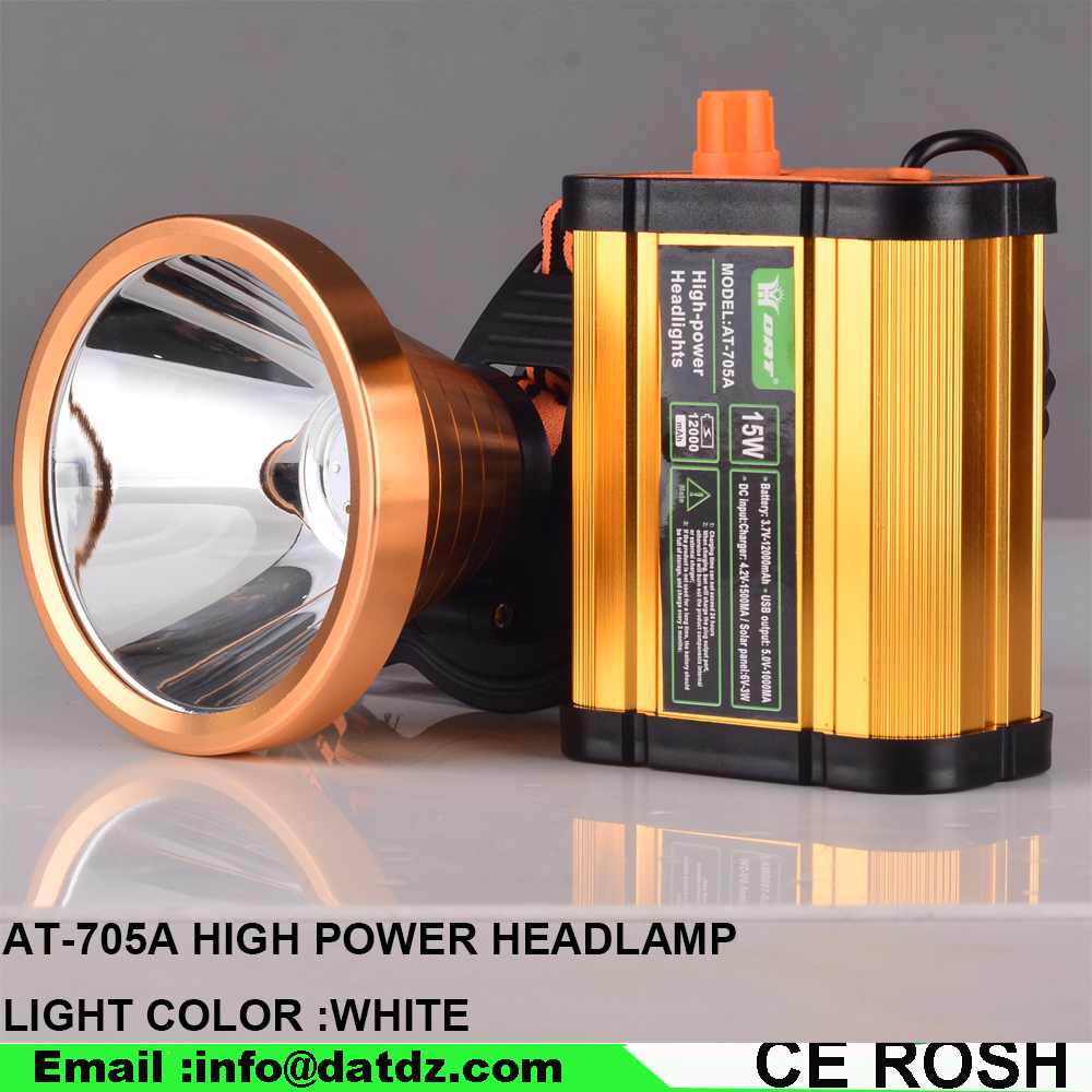 AT-705A new model high power headlamp led for camping lights New Cheapest headlamp for hunting