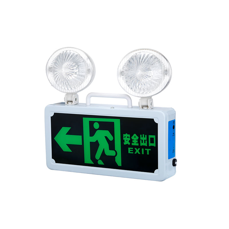 Rechargeable 800mAh Battery Backup Safety Protection Led Automatic Emergency Sign Light With Adjustable heads