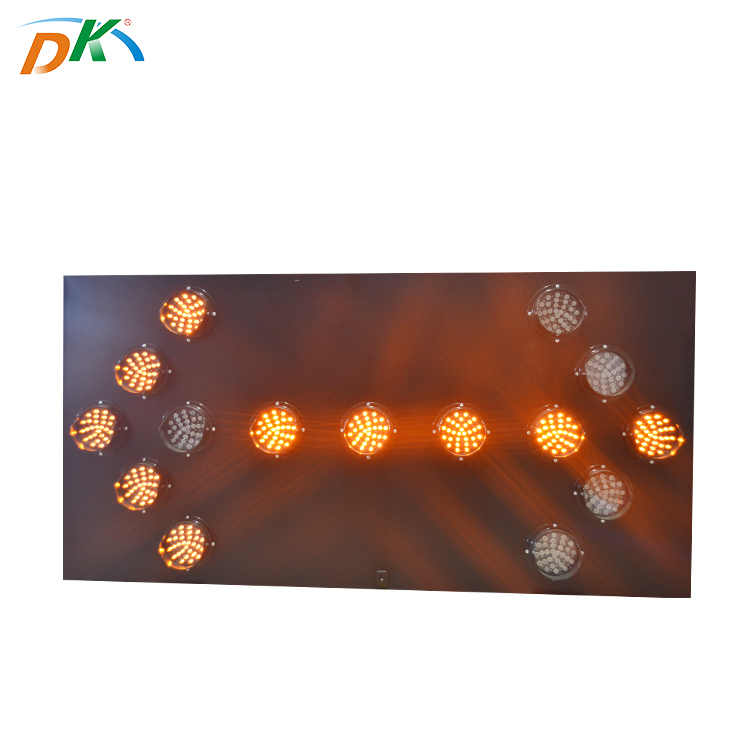 DK LED custom size direction flashing traffic road led arrow lighted sign