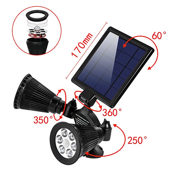 Energy efficient solar motion sensor led emergency light ceiling light flood light with discount