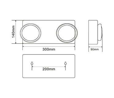 220v rechargeable emergency led lamp