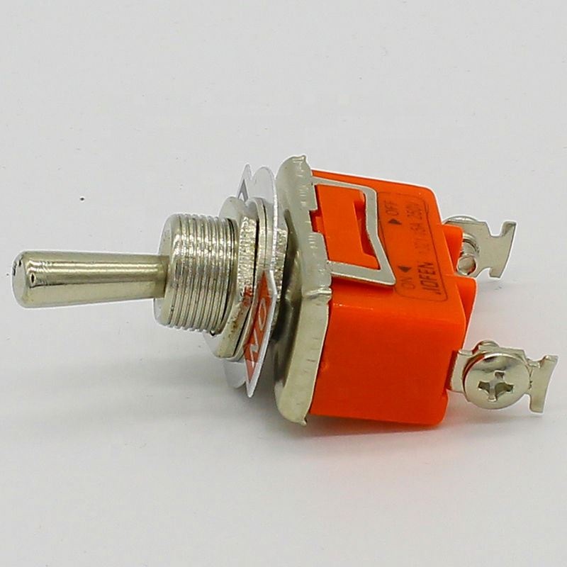 15A 250V SPST 2 Terminal ON OFF Toggle Switch with waterproof cap