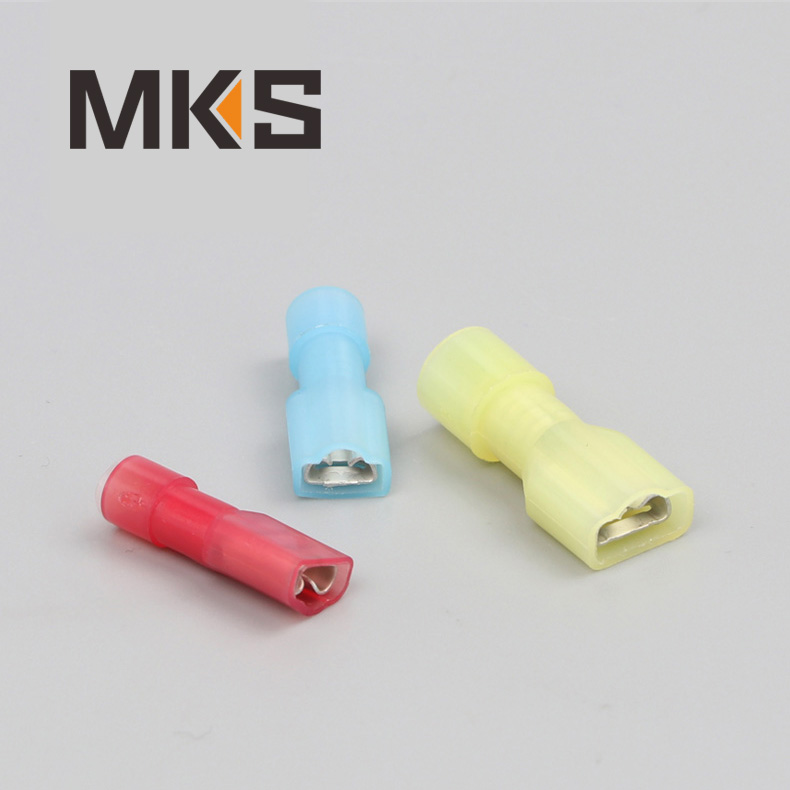 male and female heat shrink connectors crimp terminal non-insulated ring terminal male terminal