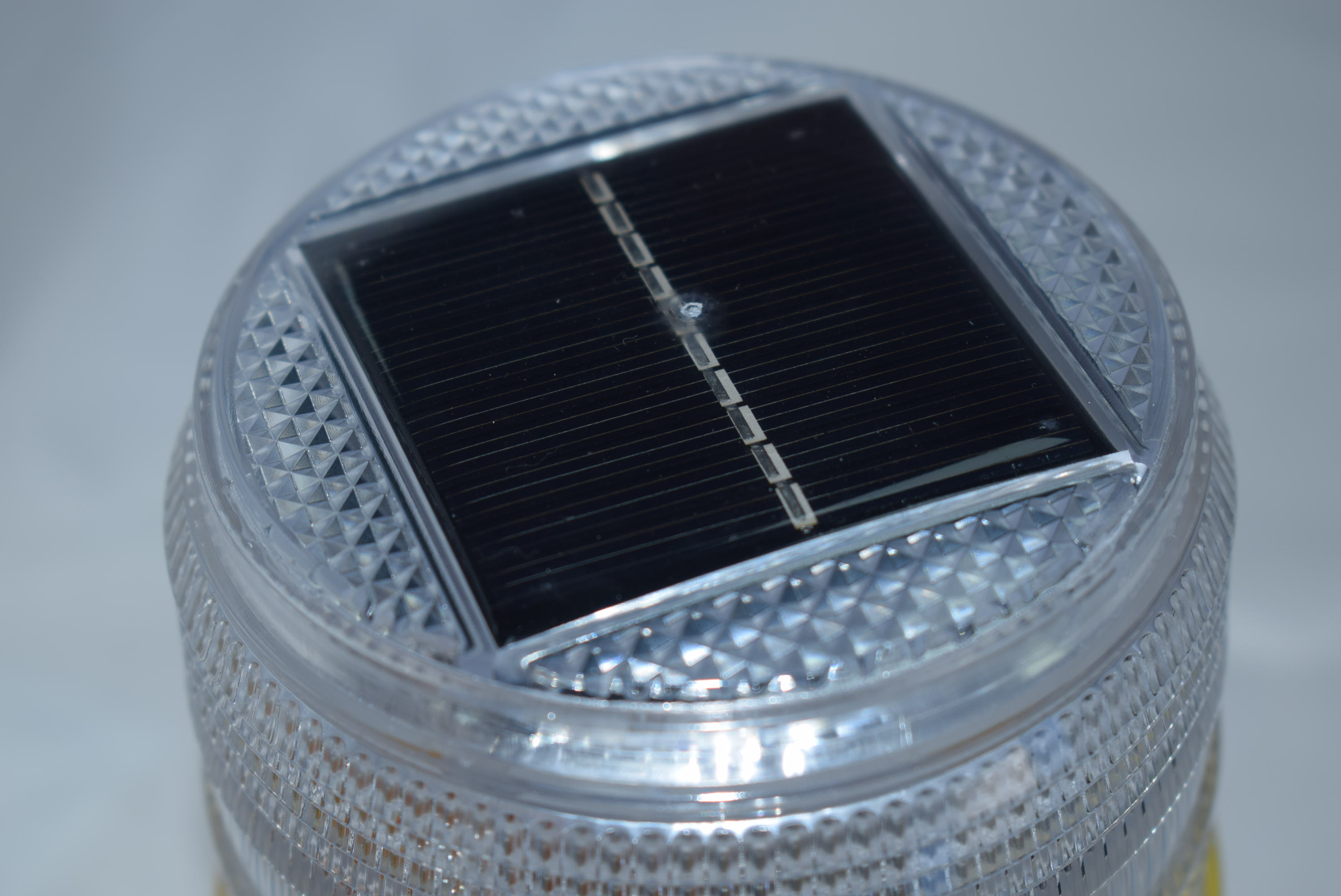 DK LED Solar PC LED Flashing  road construction traffic beacon warning light